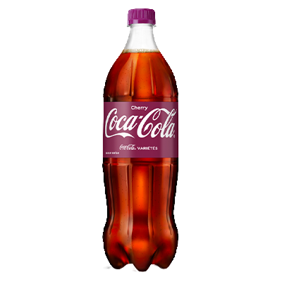 Pro-Inter | Coca-Cola Cherry 1.25L | Soda au cola saveur cerise 