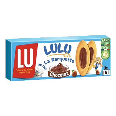 Pro-Inter | Barquette Lulu 120g | Biscuits au chocolat 