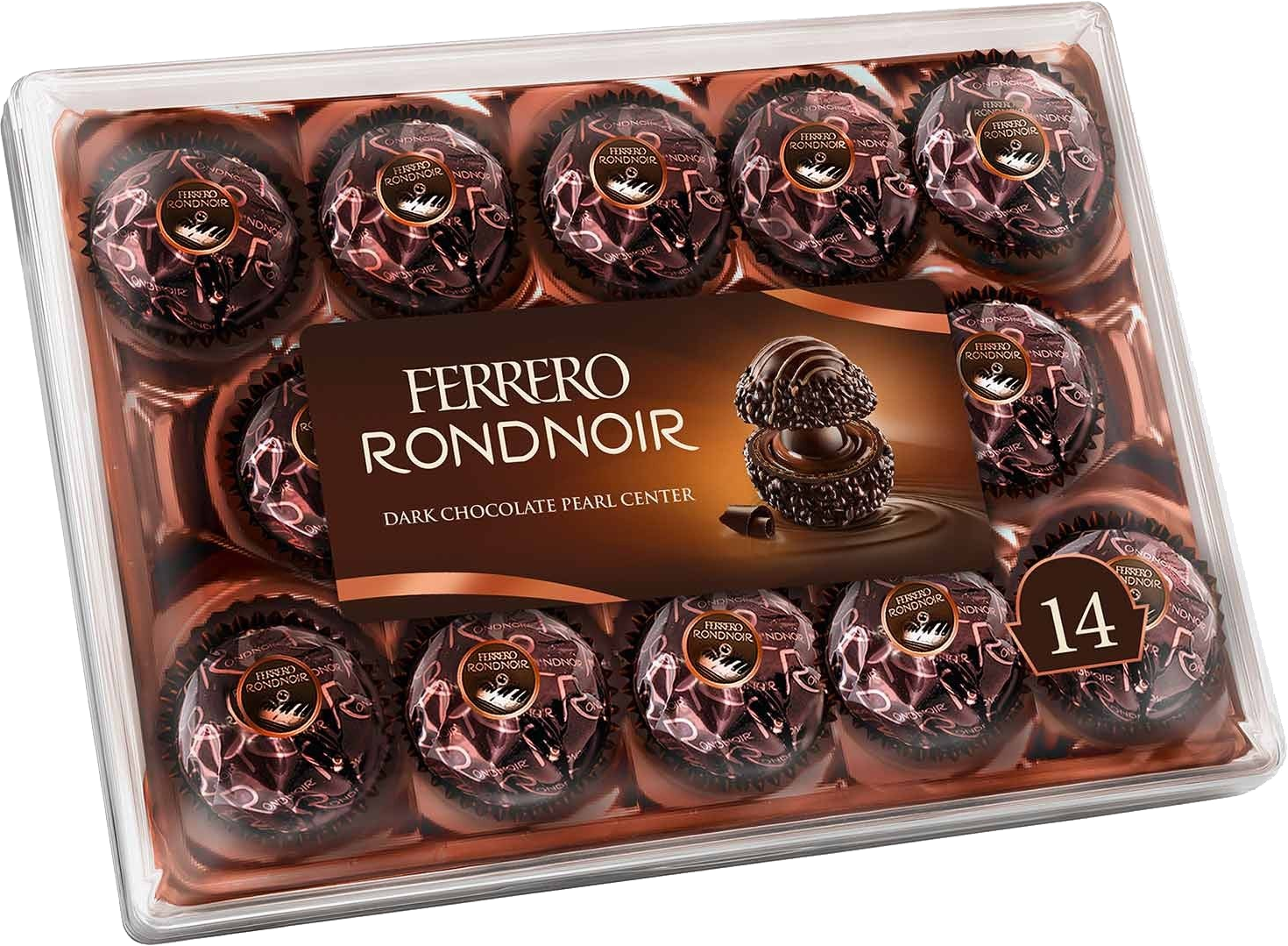 Pro-Inter | Ferrero Rondnoir 138g | La boite de 14 bouchées 